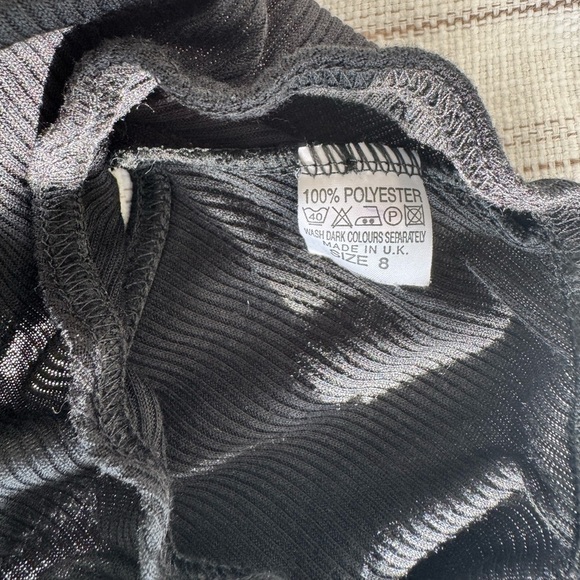 Black Lace Up Bodysuit - Picture 6 of 7